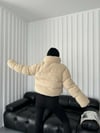 Teddy Kumaş Dik Yaka Fermuarlı Peluş Mont