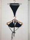 Tokalı Taşlı Pareo Bikini 3 lü Takım