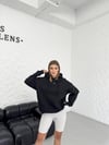 Unisex Kapüşonlu Oversize Salaş Off Yazılı Sweatshırt