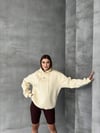 Unisex Kapüşonlu Oversize Salaş Off Yazılı Sweatshırt