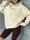 Unisex Kapüşonlu Oversize Salaş Off Yazılı Sweatshırt