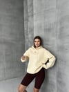 Unisex Kapüşonlu Oversize Salaş Off Yazılı Sweatshırt