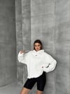 Unisex Kapüşonlu Oversize Salaş Off Yazılı Sweatshırt