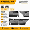 DOĞAN S / SLX KAPI PANOSU GRİ 4 KAPI