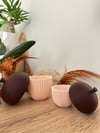 Dekoratif Meşe Palamutu Biblosu, 2Adet, 15cm-11cm