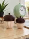 Dekoratif Meşe Palamutu Biblosu, 2Adet, 15cm-11cm