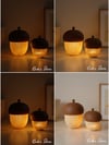 Dekoratif Meşe Palamutu Biblosu, 2Adet, 15cm-11cm, 2 Adet Tealight Dahil