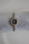 Bella Rosa Blue Oval Taşlı Gold Detaylı Kadın Saat