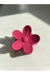 Fuşya Flower Clips Saç Tokası