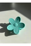 Mavi Flower Clips Saç Tokası