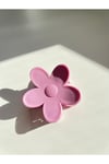 Pembe Flower Clips Saç Tokası