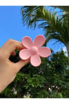 Pembe Flower Clips Saç Tokası