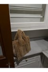 Soft Luxe Peluş-Açık Kahve Renk Tote Çanta