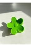 Yeşil Flower Clips Saç Tokası