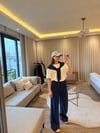  Lacivert Oysh Pamuklu Tshirt Pantolon Takım