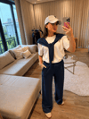  Lacivert Oysh Pamuklu Tshirt Pantolon Takım