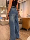Kemerli Bol Paça Jean