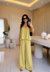 Lina Askılı Bluz  Palazzo Takım