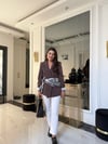 Premium Kahve Blazer Ceket