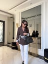 Premium Kahve Blazer Ceket