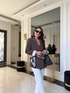 Premium Kahve Blazer Ceket