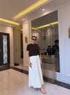 Sofia Kemerli Poplin Astarlı Etek