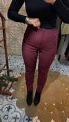 Bordo Zara Model Pensli Pantolon