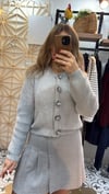 Çiçek Düğmeli Premium Yumoş Hırka