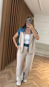 Denim Detaylı Spor Takım