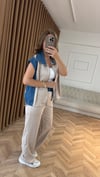 Denim Detaylı Spor Takım