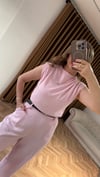 Drapeli  Kemerli  Tensel Tulum-Soft Pink  