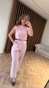 Drapeli  Kemerli  Tensel Tulum-Soft Pink  