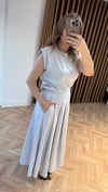 Elegant Vatkalı İkili Takım-Gri