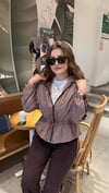 Kahverengi Kareli Premium Kalite Spor Takım 
