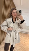 Kareli Tok Dokulu Premium Trenckot