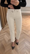 Kesik Paça Zara Model Jean-Bej