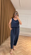 Kolsuz Modal Bluz Pantolon İkili Takım-Laci
