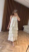 Luna Kat Kat Maxi Elbise-Soft Sarı