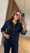 Tensel Kumaş Denim Takım
