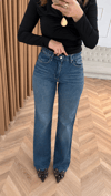 Yüksek Bel Wide Leg Jean