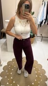 Z.ra Model  Mürdüm Renk Jean