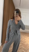 Z.ra Model Yelekli Takım- Gri
