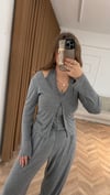 Z.ra Model Yelekli Takım- Gri