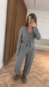Z.ra Model Yelekli Takım- Gri