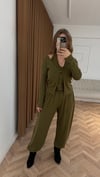 Z.ra Model Yelekli Takım-Haki