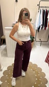 Z.ra Model  Mürdüm Renk Jean