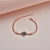 KALP MİSTİK TOPAZ TAŞLI YONCA GÜMÜŞ BİLEKLİK