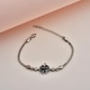 KALP MİSTİK TOPAZ TAŞLI YONCA GÜMÜŞ BİLEKLİK