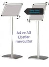 YÖNLENDİRME LEVHASI A4 ALUMİNYUM  
