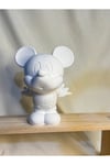 Boyanabilir Mickey Figür – 14 cm Güçlendirilmiş Beton Boyama Heykeli